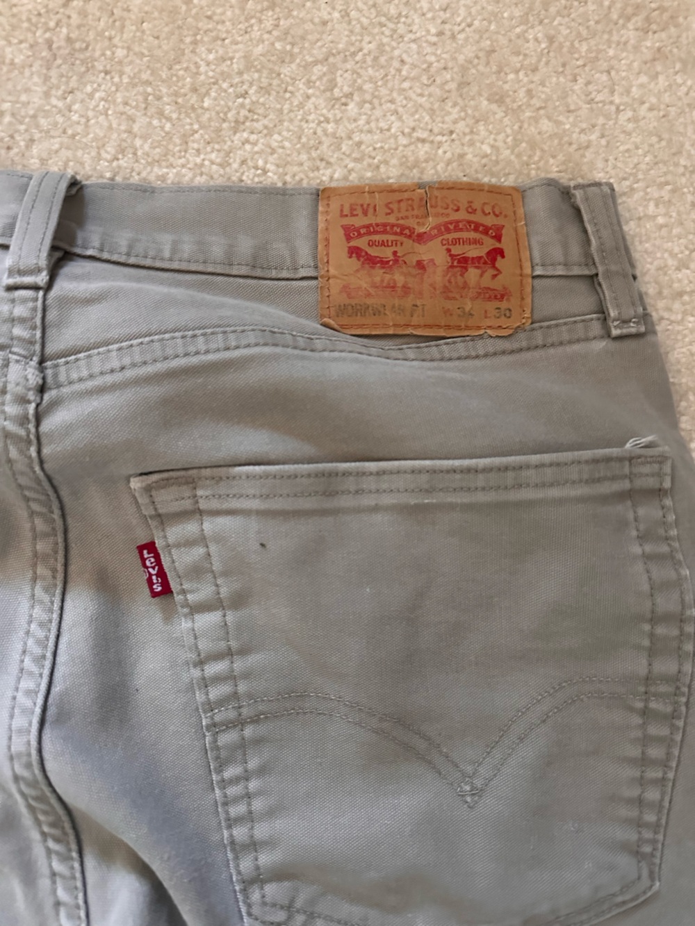 Levi's Men's vintage kahkis